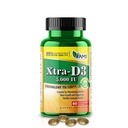 America Medic & Science Xtra D3 Vitamine D 5 000 UI (125 mcg) Supplément Cholecalciferol pour les hommes et les femmes (60 Softgels faciles à avaler) Meilleur pour les os, la santé cardiaque, le soutien du système immunitaire, la fonction pulmonaire