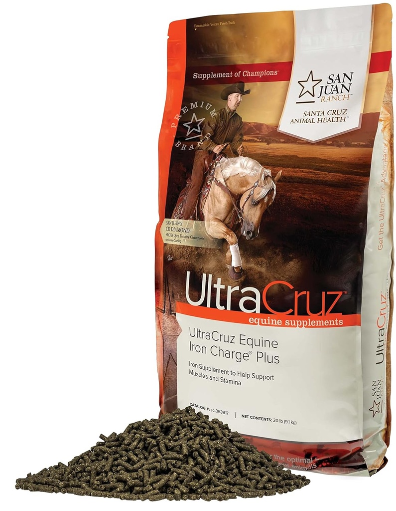 Charge de fer équine UltraCruz® Plus, 20 lb