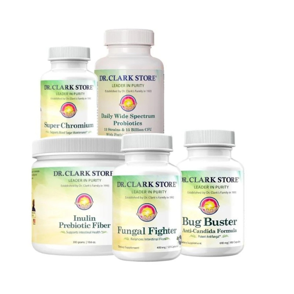 Dr Clark Store Candida Cleanse avec la formule antifongique potent