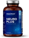 Neuro Plus Nootropique Premium, Amélioration cognitive, Vitamines pour la mémoire et le focus, Clarté Mentale avec Extrait de Bacopa, GABA, Huperzine A et DHA, 60 Capsules