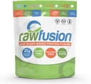 Rawfusion- Poudre de protéines véganes, Vanilla Bean - 60 portions 21g de protéines végétales, faibles glucides nets, non laitiers, sans gluten/lactose, sans soja, sans casher, sans OGM, 4 livres