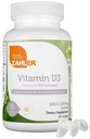Zahler - Vitamine avancée D3 5000 UI Softgels (250 comte) Kosher Végétarien Végétarien Vitamine D pour le soutien immunitaire, les os, les dents et la santé musculaire - Supplément Vitamine quotidien D3 pour les adultes - Easy Swallow V