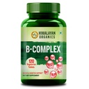 Himalaya Organics Complexe Vitamine B avec 100% RDA B1, B2, B3, B5, B6, B9 & B12.
