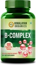 Himalaya Organics Complexe Vitamine B avec 100% RDA B1, B2, B3, B5, B6, B9 & B12.