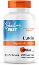 Médecins Best Lutein avec OptiLut, soutient la santé des yeux, non-OGM, sans gluten, sans soja, végan 120 capsules de légumes