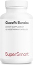 Supersmart - Glucofit 5,3mg par jour (brevet et haute résistance) - 18% Acides corrosiques Supplément d'extrait de feuille de Banaba