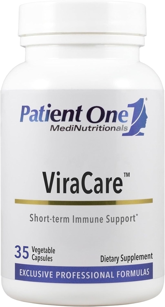 Patiente One ViraCare-Supplement pour le soutien immunitaire et respiratoire à action rapide avec Echinacea, Andrographis, Elderberry, Astragalus 35 Capsules