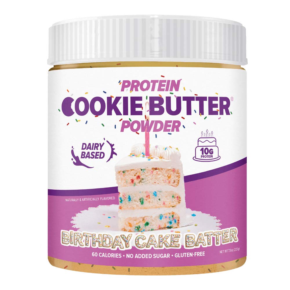 Alimentation flexible Mode de vie Whey Protéine Beurre de beurre - Cake Batter d'anniversaire