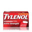 Tylenol Caplets de force extra avec 500 mg d'acétaminophène, analgésique et réducteur de fièvre, 225 ct