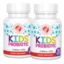 Silver Fern Brand Kids Ultimate Probiotic - 2 bouteilles - 30 comprimés à croquer chacun - Sans sucre et sans gluten - Supplément alimentaire pour enfants - ADN et survie Vérifié - Soutien digestif et immunitaire