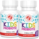 Silver Fern Brand Kids Ultimate Probiotic - 2 bouteilles - 30 comprimés à croquer chacun - Sans sucre et sans gluten - Supplément alimentaire pour enfants - ADN et survie Vérifié - Soutien digestif et immunitaire