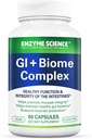 Science de l'enzyme GI + complexe de biome, prébiotiques pour la santé de Gut et équilibre intestinal, 60 capsules (30 portions)