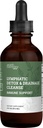 Earth Harmony Lymphatic Drainage Drops, Lymph Detox - Supplement with Soursop, Cat's Claw Bark, Astragalus, Wormwood, Lymph Node Detox, Lymphatic Support Cleanse (2 Oz)