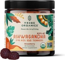 Ashwagandha KSM-66 Gummies for Kids & Teens - Extrait de racine biologique pure Supplément ayurvédique Gummy - Focus Mood Support Augmenter la force énergétique 600mg de KSM66 naturel pour l'absorption supérieure