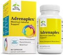 Terry naturellement Adrénaplex - Supplément Fonction Gland Adrénal - Supplément Soutien Glandulaire avec Vitamines C & B6 - Supplément Dietaire pour soutenir la Fonction Adrénale Santé - 60 Capsules