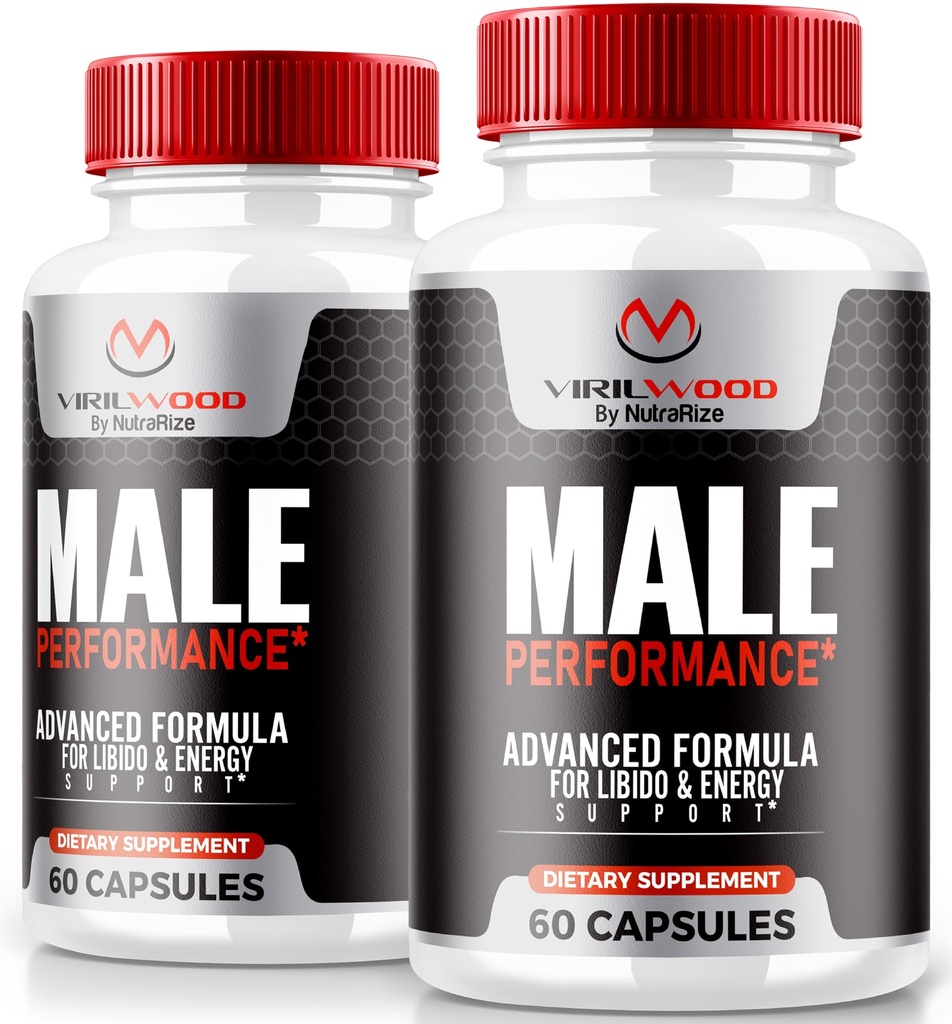 (2 Pack) Virilwood Capsules pour hommes, pilules officielles de bois de Viril 1200 mg, toute la formule naturelle masculine pour soutenir la performance longue durée et la santé globale, Premium Multivitamins Review (120 Capsules)