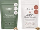 SHII Full Immunity Support AHCC Mushroom Supplement Help Focus, Vegan, Gluten-Free, Sugar-Free, Vitamin D3, Vitamin C, and Zinc