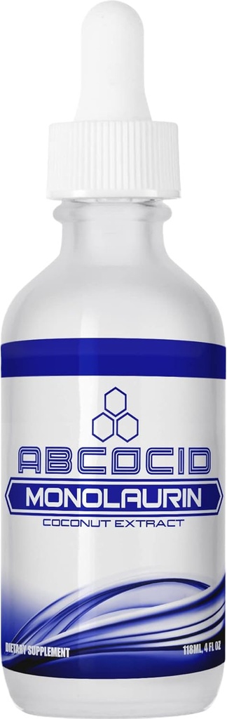 Extrait liquide monolaurin 900 mg, 4.8 Oz liquide, 158 portions, fabriqués aux États-Unis, Absorption rapide, Ingrédients de Potentiel de qualité, Troisième partie testée, Non-OGM, Produits certifiés BPF, sans cruauté