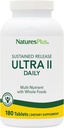 NaturesPlus Ultra II Daily - 180 Tablets - Multivitamin with Whole Foods for Overall Well-Being - Supports Energy & Immune Health - Sustained Release - 180 Servings