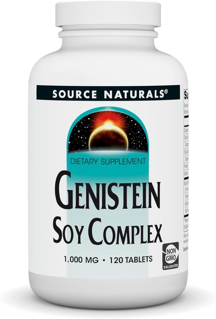 Source Naturals Genistein Soy Complex* 1000 mg - 120 comprimés