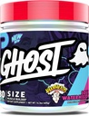 GHOST Size V3 Muscle Builder Dietary Supplement - Warheads Sour Watermelon, 30 Servings – Support Muscle Growth & Strength Building for Men & Women - Creatine & Betaine - Free of Sugar & Gluten