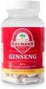 Baumann Wisconsin Ginseng Capsules 130 Pills 400 mg – Pure American Ginseng Root Extract Powder in Chaque Pill - Supplément Ginseng Panax 100% naturel pour le soutien immunitaire, la focalisation et l'énergie