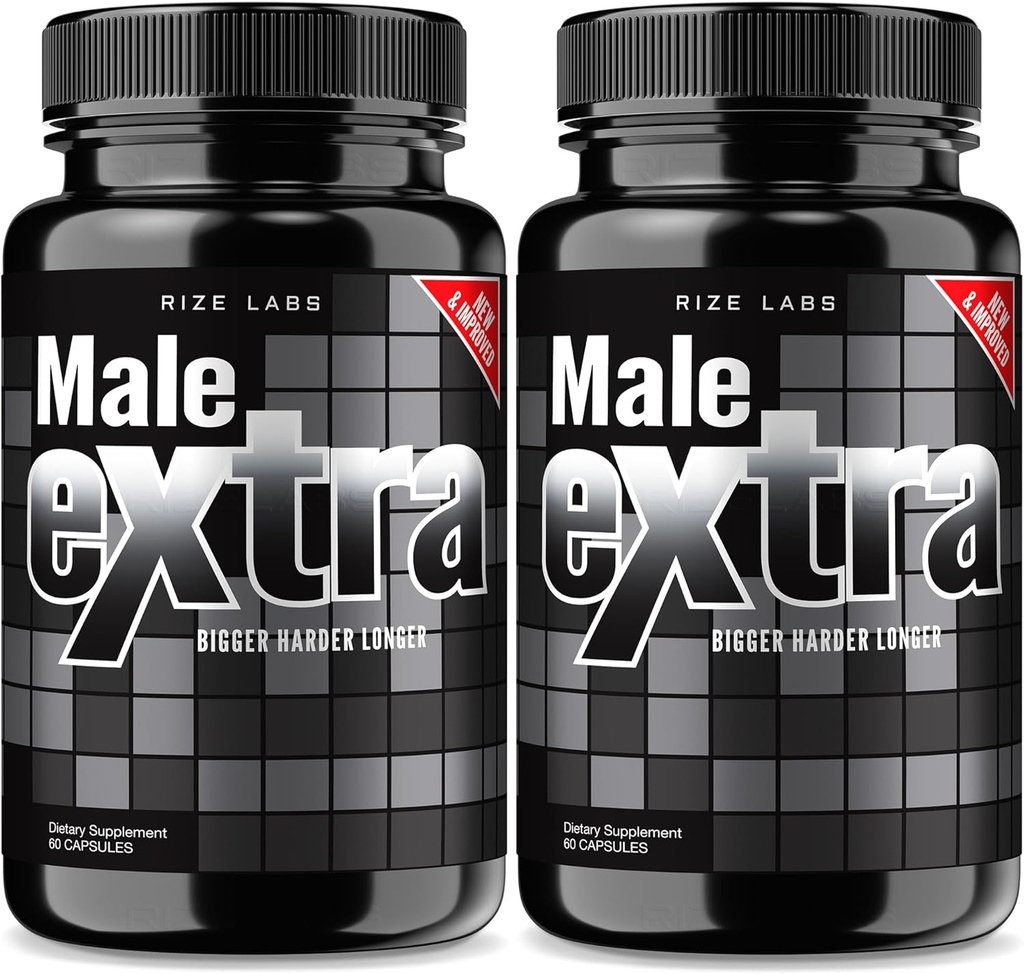 labos de taille - Capsules Homme Extra - Supplément de performance pour les hommes, support de la force maximale, pilules ultra pures, supplément végétalien non-OGM Formule avancée (120 capsules)