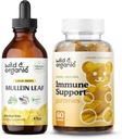 Wild & Organic Mullein Drops 4 oz & Immune Support Gommies