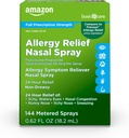 Amazon Basic Care 24 heures sur 24 anti-allergie Spray nasal, propionate de fluticasone (Glucocorticoïde), 50 mcg, Full Prescription Strength, Non-Drowsy, 0,62 fl oz (paquet de 1)