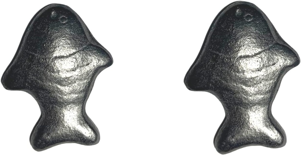 Poisson de fer pour le manque de fer 2 paquets de poisson de fer avec sac cadeau, poisson de fer pour la cuisine, outils de cuisine pour réduire les risques de déficit en fer