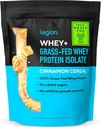 LÉGION Whey+ Protein Whey Isolate from Grass Fed Vows - Whey Protein Isolate Poudre faible en calories, non-OGM, sans sucre, sans lactose et sans gluten, toutes les protéines naturelles en poudre pour hommes et femmes (30 portions)