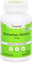 Extrait de beurre Vitacost - Standardisé - 75 mg - 120 capsules