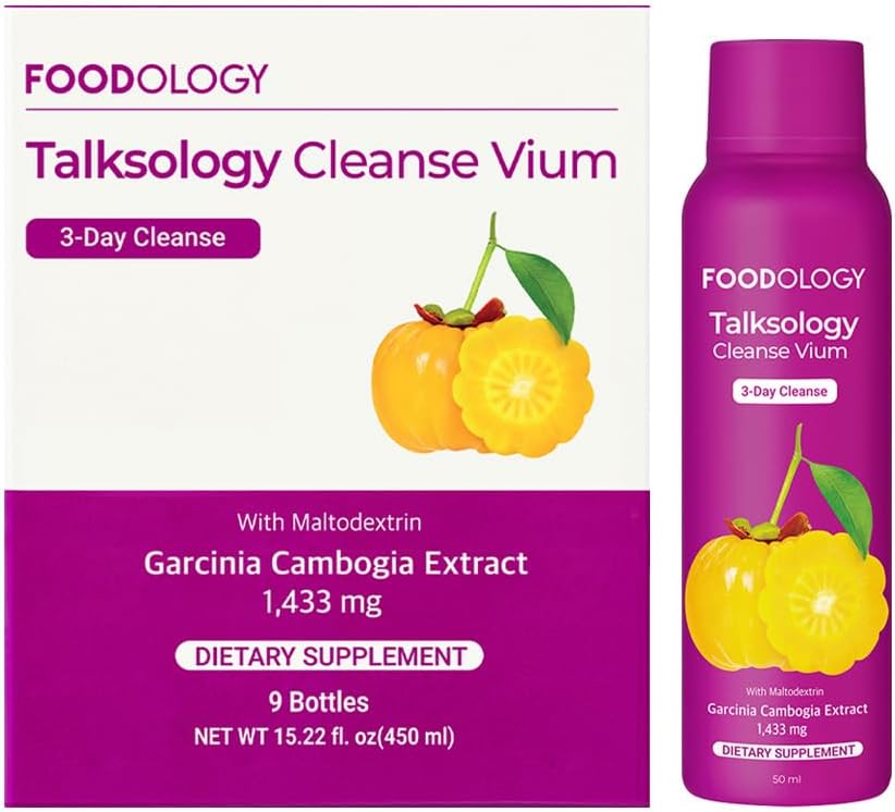 FoodOLOGY Talksology Nettoyer le Vium (3 jours) - Garcinia Cambogia Shots avec de la vitamine