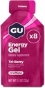 GU Energy Original Sports Nutrition Energy Gel, 8-Count, Tri-Berry