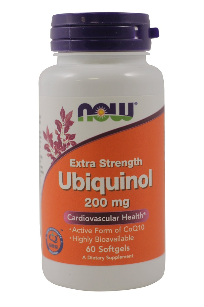 Nourriture Ubiquinol - 200 mg - 60 Softgels