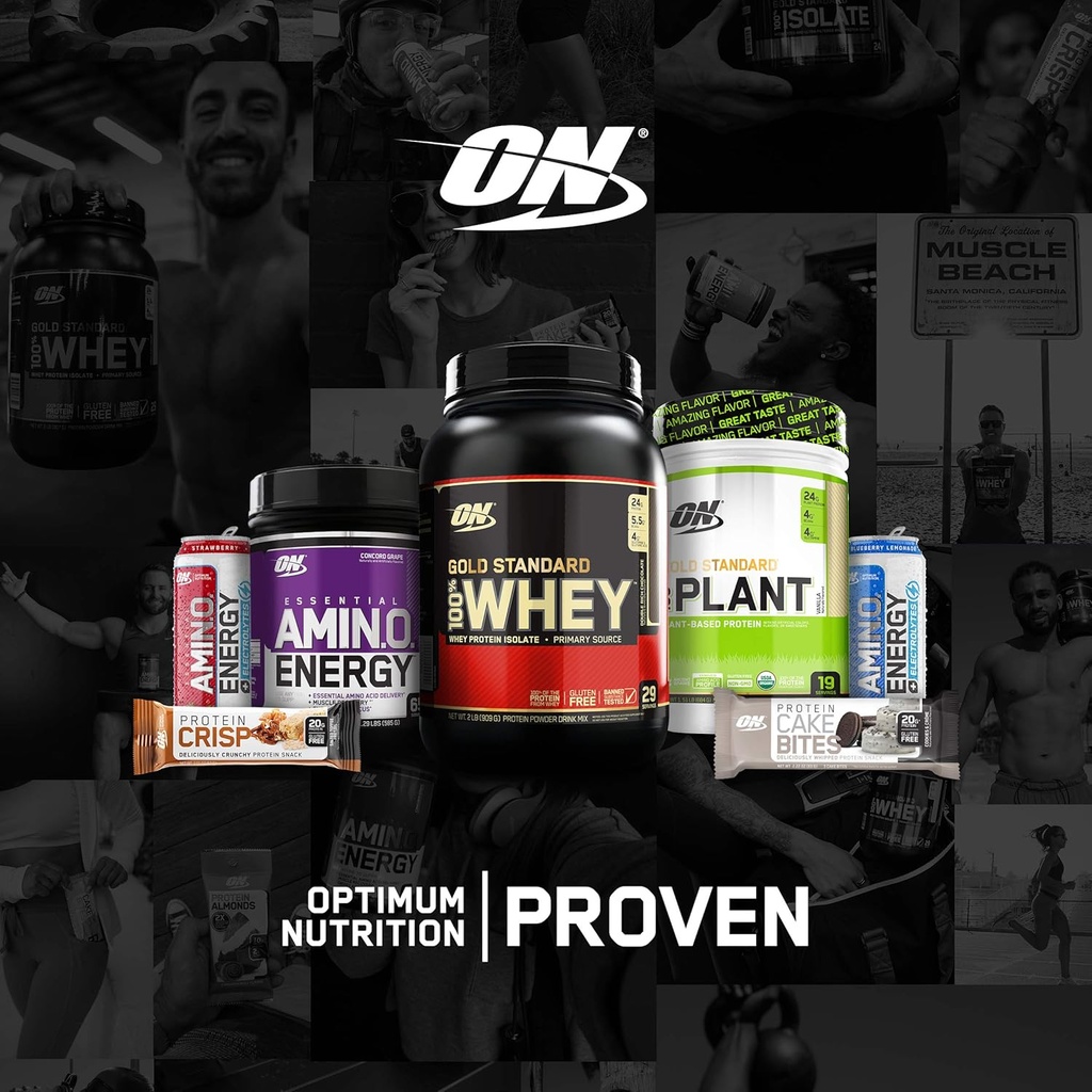 Optimum Nutrition BCAA Capsules, Keto Friendly, 1000mg, 60 Compte (paquet de 2)