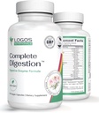 Capsules d'enzymes digestives véganes pour la santé digestive - Soutien Gut Health pour les femmes et les hommes, Super enzymes support Immunité et inflammation allégée - Non-OGM, 60 Capsules