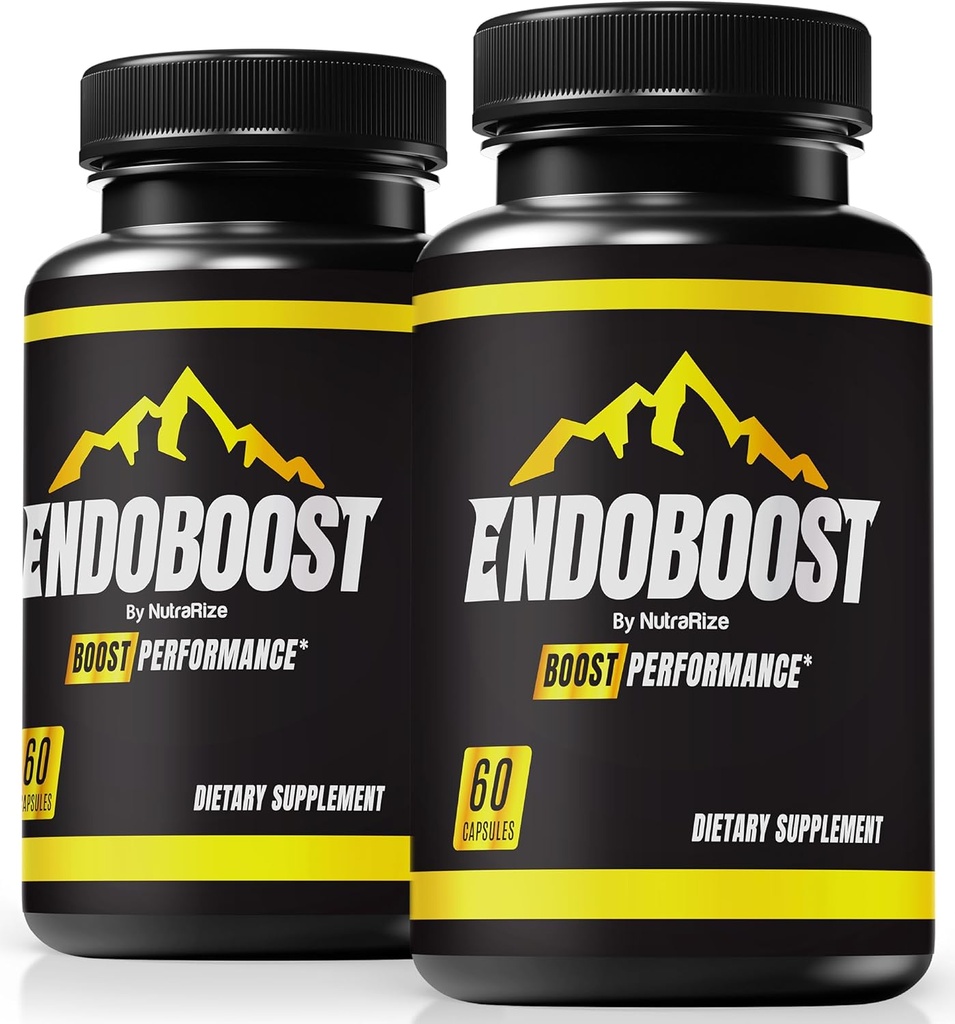 NutraRize (Pack de 2 Endoboost pour les hommes - (officiel) Endoboost Male Performance, Suppléments, Capsules, Endoboost Reviews for Health Pills Pro Advanced Formula (120 Capsules)