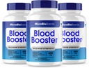 (3 Pack) Microbio Blood Booster, Micro Bio Blood Booster Supplément de soutien du flux sanguin naturel, Micro Bio Marques Pills Advanced Microbiobrands Formule de soutien de la force maximale (180 Capsules)
