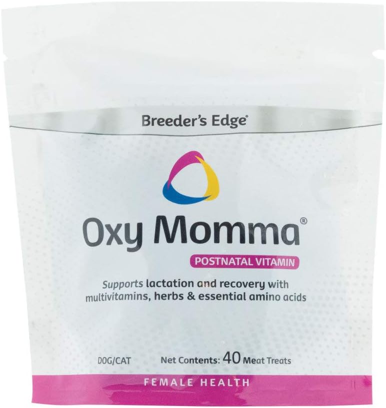 Revival Animal Health Breeder's Edge Oxy Momma- Supplément de soins infirmiers et de rétablissement- 40ct Viandes (paquetage mai Vary)