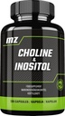 Choline et Inositol 1200 mg par portion - 120 capsules - 2 mois d'approvisionnement - Supplément alimentaire pour soutenir la clarté mentale et la relaxation - par MZ