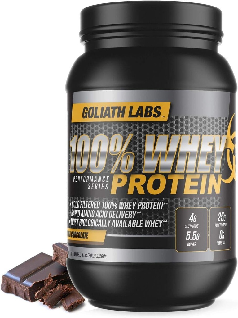 Goliath Labs GL 100% Whey Protéine poudre 20 lb (chocolat)