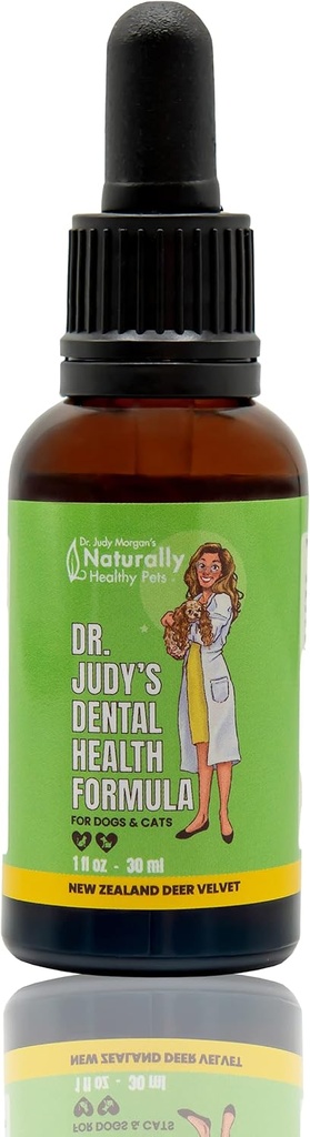 Formule de santé dentaire du Dr Judy Morgan pour chiens et chats, 1 fl oz (30 ml)