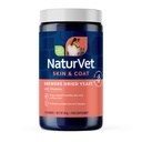 NaturVet Brewers Formule de levure séchée à l'ail plus de vitamines pour chiens et chats, poudre, fabriquée aux États-Unis avec des ingrédients à la source mondiale 1 livre