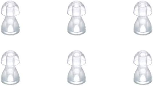 (6pcs/lot)Conseils d'oreilles pour l'aide à l'oreille Dômes d'oreille en silicone pour le remplacement des boudins d'oreille BTE, SITE et Pocket