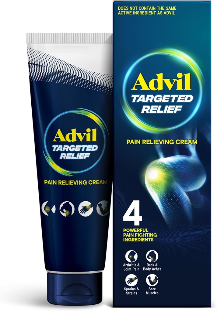 Crème anti-douleur, jusqu'à 8 heures de soulagement puissant de l'arthrite mineure Douleur, douleur articulaire, douleur dans le bas du dos et douleur musculaire - 4 oz