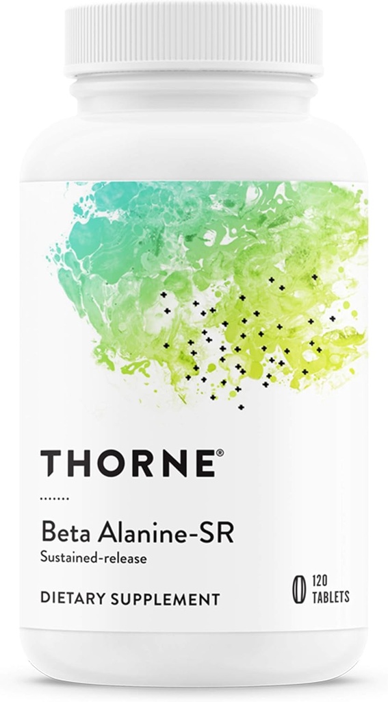 THORNE - Beta Alanine Sustained Release - Amino Acid Supplement for Muscle Output & Endurance* - NSF Certified for Sport - 120 comprimés - 60 portions