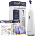 SinuPulse Traveler avec 90 packets Sinuair - Sans fil Pulsating Nasal Irrigation Sinus Rinse System, Space Saving Cleaner & Relief Machine pour voyager, plus efficace que Neti Pot ou bouteille de pulvérisation de nez
