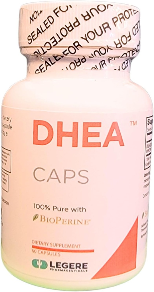 DHEA avec Bioperine 60 Capsules