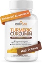 Capsules Turmères et Gingembres organiques - Curcumine curcuma avec Ginger & BioPerine, 95% Curcuminoides - Joint, Digestion, Immunity Support, Extrait de poivre noir pour une absorption accrue